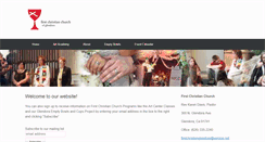 Desktop Screenshot of firstchristianglendora.org